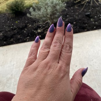 Emerald Nail - Mermaid gel and stiletto tips - Nail Salons Near Me - Austin, Texas