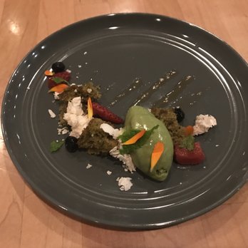 Juno - Green tea ice cream is so good, but I hate the plate because it's so hard to pick the ice cream up from it. - Sushi Bars Near Me - Chicago, Illinois