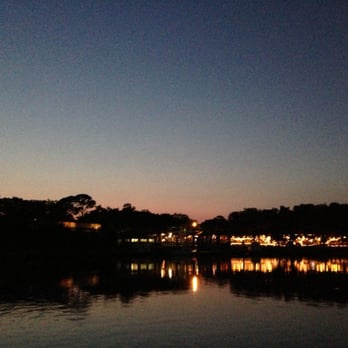 Beachview Inn & Spa - View of Tybee at sunset from the water. - Bed & Breakfast Near Me - Tybee Island, Georgia