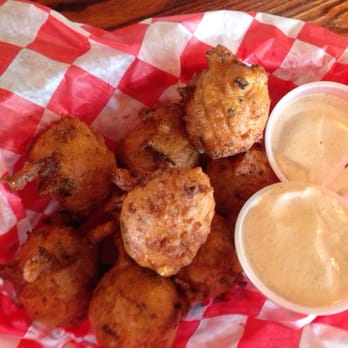 Quarterdeck - Crab hush puppies-delicious! - Seafood Near Me - Arlington, Virginia