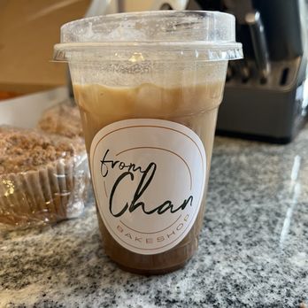 From Chan Bakeshop - Ice oat milk latte - Coffee & Tea Near Me - Cromwell, Connecticut From Chan Bakeshop - Ice oat milk latte - Coffee & Tea Near Me - Cromwell, Connecticut