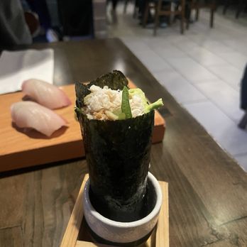 Hashi Gawa - Blue Crab Handroll - Japanese Near Me - Alameda, California
