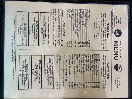 Menu photo 3 Chef's Coffee Shop Arcadia, CA