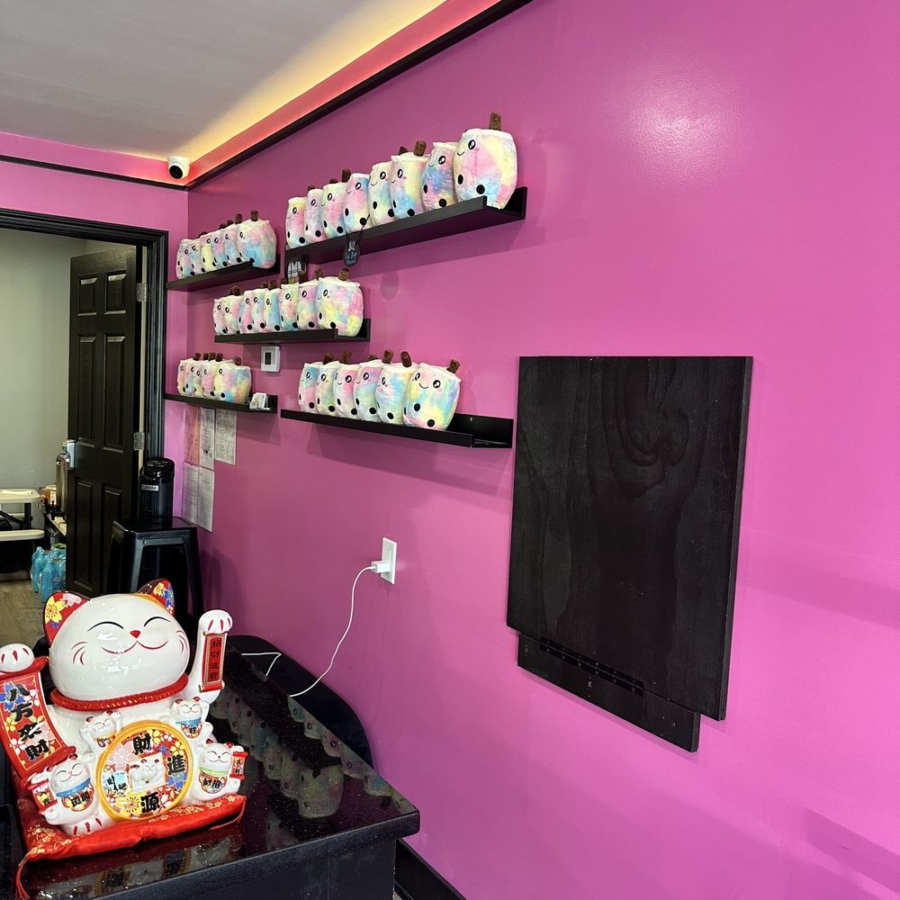 Lil M Bubble Tea - a pink room with a television - Chicken Wings Near Me - Staten Island, New York Lil M Bubble Tea - a pink room with a television - Chicken Wings Near Me - Staten Island, New York