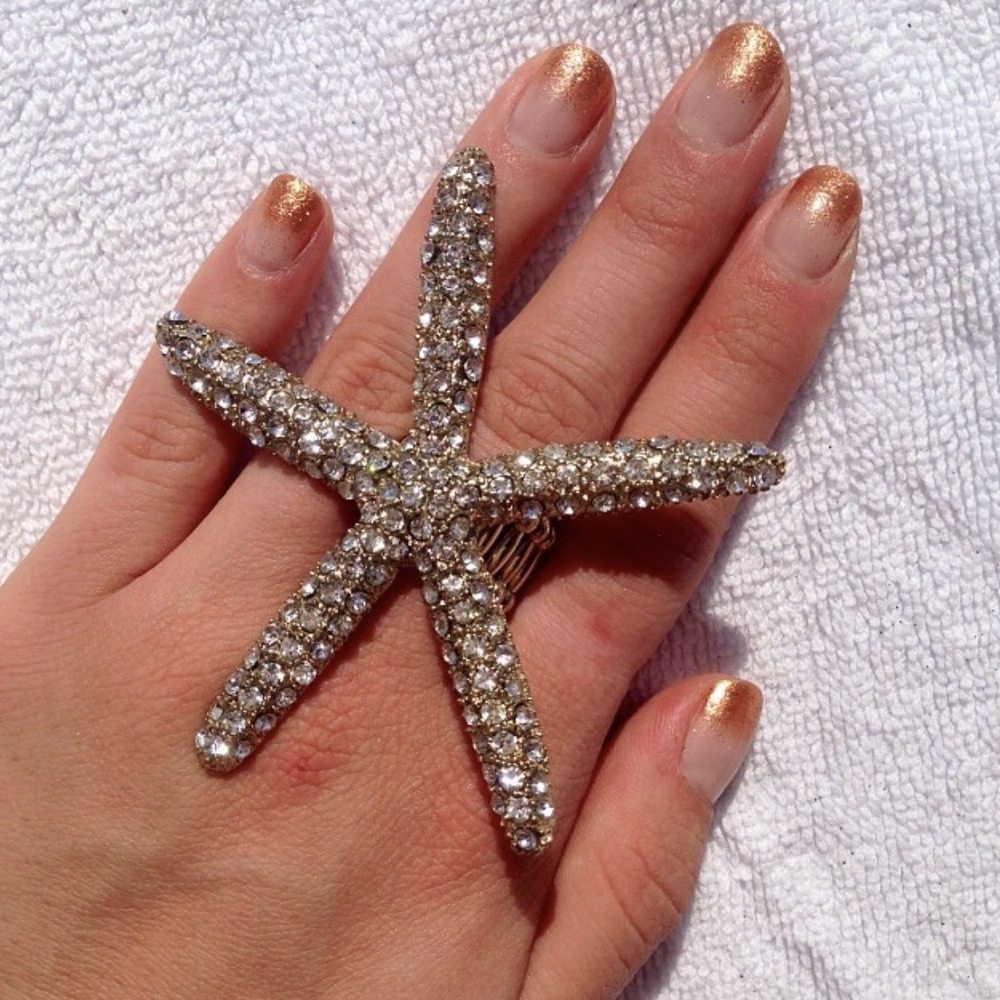 Look At Ho's Nails - Vacation manicure! Held up for my entire beach trip! Absolutely love this gold ombré! - Nail Salons Near Me - Rockledge, Florida Look At Ho's Nails - Vacation manicure! Held up for my entire beach trip! Absolutely love this gold ombré! - Nail Salons Near Me - Rockledge, Florida