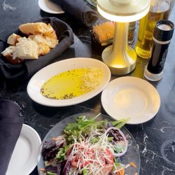 Joseph's Italian Bistro - Bread and salad