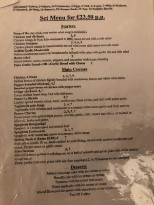 Menu photo 1 La Strada Restaurant Ennis, CE Menu photo 1 La Strada Restaurant Ennis, CE