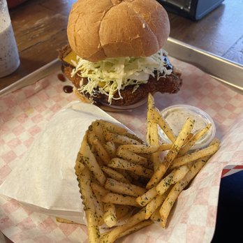 Katsu Burger - Ninja Deluxe Burger - Burgers Near Me - Lake Stevens, Washington Katsu Burger - Ninja Deluxe Burger - Burgers Near Me - Lake Stevens, Washington