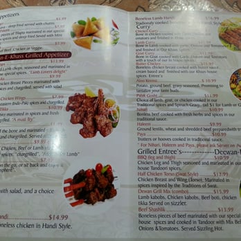Dewan-E-Khass - Menu - Indian Near Me - Vancouver, British Columbia