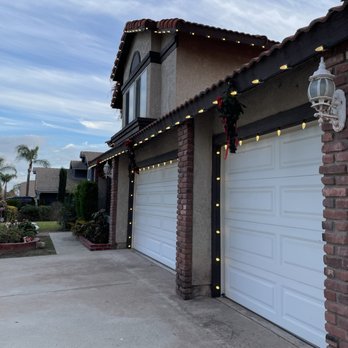 Highdro Clean - Holiday Lighting installation done on this home, in Rialto, just in time for Christmas. Call to schedule 909-815-9431 - Solar Panel Cleaning Near Me