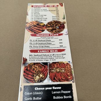 Bubbas Crab House - Menu - Cajun/Creole Near Me - Rowland Heights, California