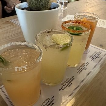 Desert Door - The flight of popular cocktails. Fave was the Paloma! - Distilleries Near Me - Driftwood, Texas