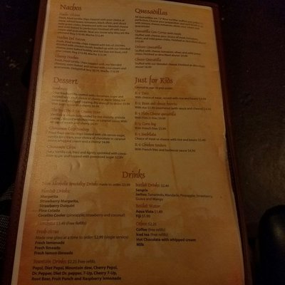 Menu photo 3 Cocolito's Pleasant Grove, UT