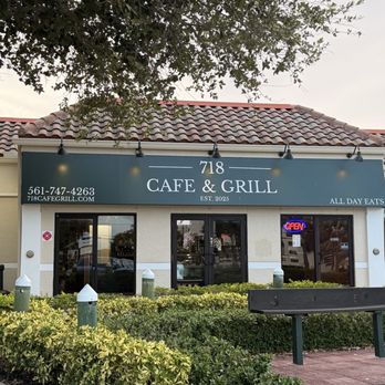 718 Cafe & Grill - Store Front - Cafes Near Me - Tequesta, Florida