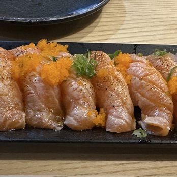 Sake - Seared Salmon Nigiri - Sushi Bars Near Me - Pinole, California