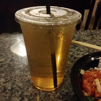 Poke Xpress - Honey green tea. Free with order at the moment. Not bad, hope the cup gets bigger with grand opening. - Poke Near Me - Pearland, Texas Poke Xpress - Honey green tea. Free with order at the moment. Not bad, hope the cup gets bigger with grand opening. - Poke Near Me - Pearland, Texas