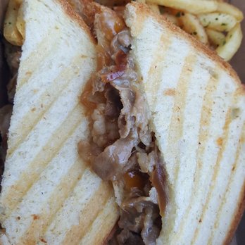 Kamonegi - Takeout before end of lunch service. Tokyo Philly Sando with fries. With tax/tip...worth $17? Pandemic dilemma (8/4/20) - Japanese Near Me - Seattle, Washington