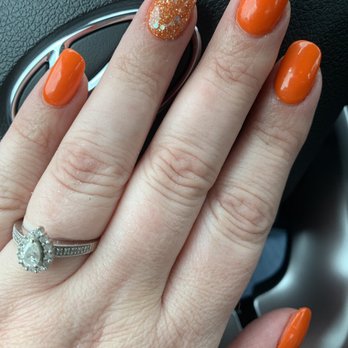 Bliss Nail Spa - Dip powder with gold glitter - Day Spas Near Me - Millersville, Maryland Bliss Nail Spa - Dip powder with gold glitter - Day Spas Near Me - Millersville, Maryland