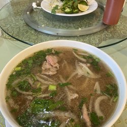 Asia's Finest - Beef noodle Pho good but needed the garlic chili oil that normally is on each table