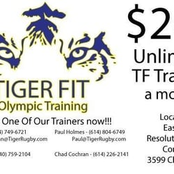 Tiger Academy and Tiger Rugby - Personal Training