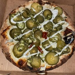 Spicy pickle pizza Spicy pickle pizza