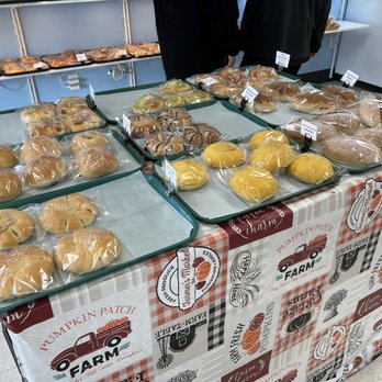 Family Baking - Fresh looking baked goods.  These are all vegan in the middle of the store, separated from the non-vegan items. - Bakeries Near Me - Chamblee, Georgia