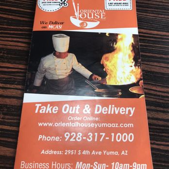 Oriental House - I was really surprised how buddy they were and those woks were staying hot! - Chinese Near Me - Yuma, Arizona