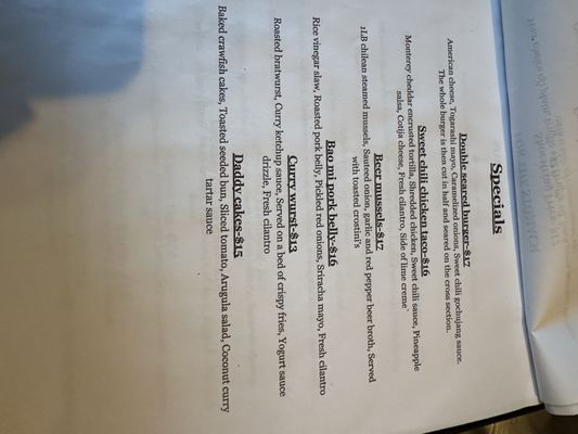 Menu photo 7 Notch Eight Craft House Jim Thorpe, PA