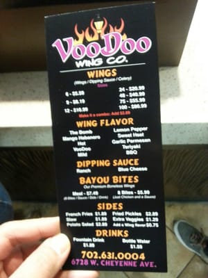 Menu photo 6 VooDoo Wing Las Vegas, NV Menu photo 6 VooDoo Wing Las Vegas, NV