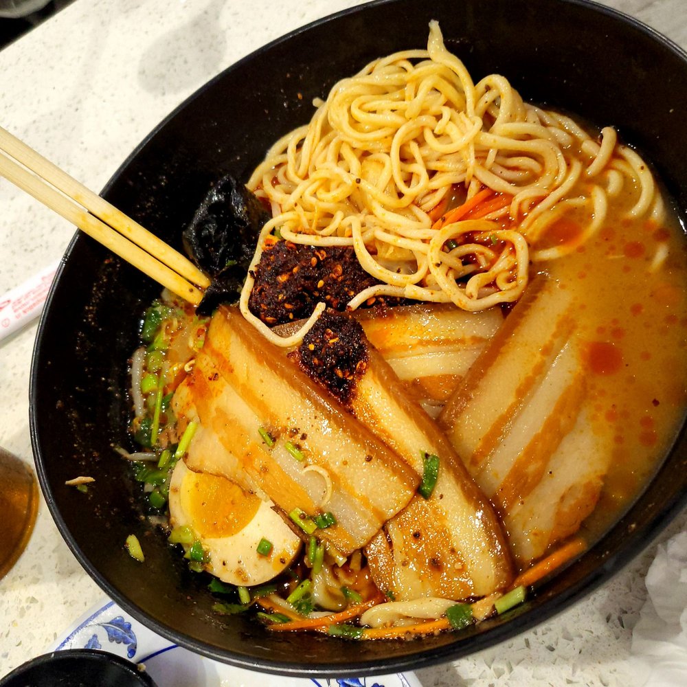 Noodle Master - Pasadena - Pork Belly Spicy Garlic Ramen - Chinese Near Me - Pasadena, Texas Noodle Master - Pasadena - Pork Belly Spicy Garlic Ramen - Chinese Near Me - Pasadena, Texas