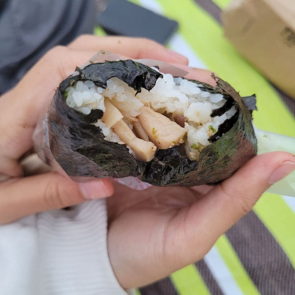 Sunny Blue - miso mushroom onigiri! - Japanese Near Me - Santa Monica, California Sunny Blue - miso mushroom onigiri! - Japanese Near Me - Santa Monica, California