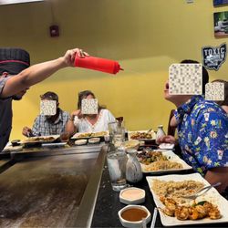 Osaka Japanese Steakhouse - Sake shot!
