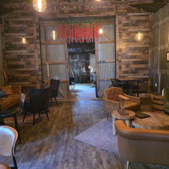 Bourbon Speaks - Back of the bat lounge area - Whiskey Bars Near Me - Salado, Texas