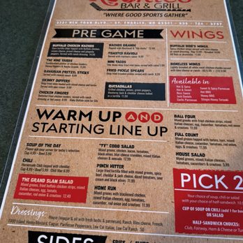 Rookies Bar & Grill - Menu - American Near Me - Saint Charles, Missouri