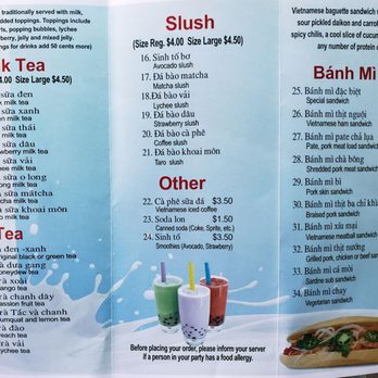 Banh Mi & Bubble Tea - Menu - Bubble Tea Near Me - Cranston, Rhode Island Banh Mi & Bubble Tea - Menu - Bubble Tea Near Me - Cranston, Rhode Island