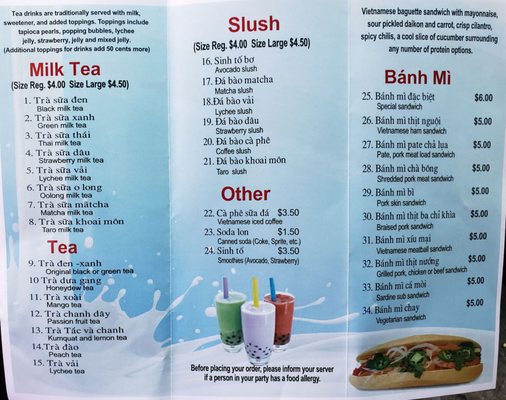 Menu photo 8 Banh Mi & Bubble Tea Cranston, RI