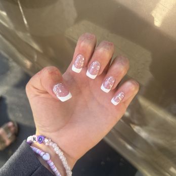 Fancy Nails - I got these nails for $65 dollars. I love these so much!!! Took about an hour. - Nail Salons Near Me - Scotts Valley, California