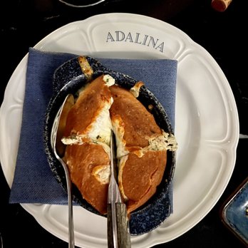 Adalina Italian - Bread service, Quattro formaggi garlic stuffed bread. - Italian Near Me - Chicago, Illinois Adalina Italian - Bread service, Quattro formaggi garlic stuffed bread. - Italian Near Me - Chicago, Illinois