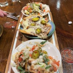 Carmelita's Mexican Restaurant - Flight of Nachos.