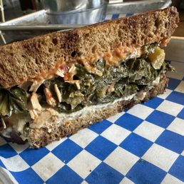 Pork and Collard Sandwich Pork and Collard Sandwich