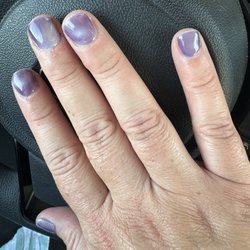 T Spa Nails - Cat eye manicure!  T-Spa fixed my botched nails from a different salon.