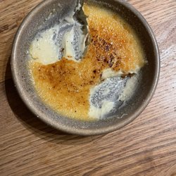 Ferment - Yuzu and Black Pepper Crème Brûlée.