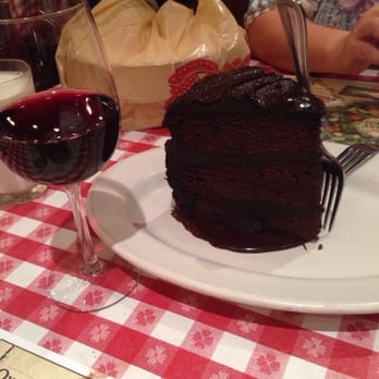 Buca di Beppo Italian Restaurant - Saved room for some Double Dark Chocolate Cake - Italian Near Me - Redondo Beach, California
