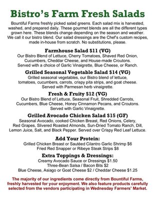 Menu photo 1 Bountiful's Bistro Okahumpka, FL Menu photo 1 Bountiful's Bistro Okahumpka, FL