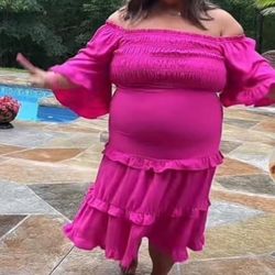 Curvy Plus Size Boutique - This is Jessica Earls wearing the same dress and tagging Curvy!