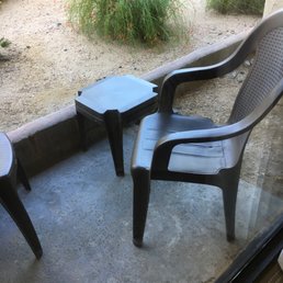 This is the half dirt patio! This is the half dirt patio!