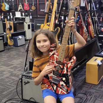 Guitar Center - Eddie Van Halen Frankenstein replica - Musical Instruments & Teachers Near Me - Jacksonville, Florida