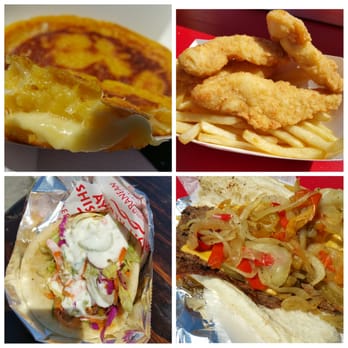 Harborfest Port Washington - Delicious street food- Mozzarepa,chicken tenders with fries, chicken gyro,and Philly cheese steak. - Festivals Near Me - Port Washington, New York