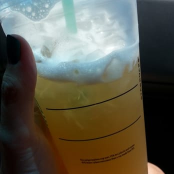Starbucks - Crack in a cup....legally known as peach green tea lemonade! - Coffee & Tea Near Me - North Charleston, South Carolina