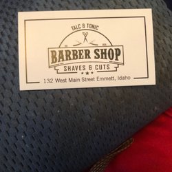Talc & Tonic Barber Shop - Card